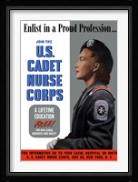 US Cadet Nurse Corps - A Lifetime Education Free Fine Art Print