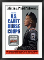 US Cadet Nurse Corps - A Lifetime Education Free Fine Art Print