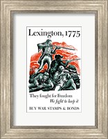 Lexington, 1775 War Poster Fine Art Print