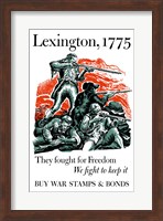 Lexington, 1775 War Poster Fine Art Print