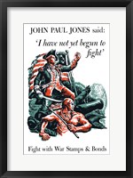 Fight With War Stamps and Bonds Fine Art Print
