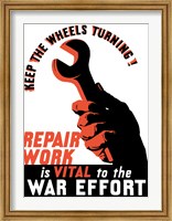 Keep the Wheels Turning! Fine Art Print