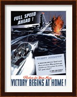 Victory Begins at Home Fine Art Print