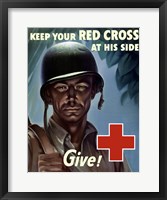 Keep Your Red Cross at His Side Fine Art Print