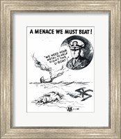 A Menace We Must Beat! Fine Art Print