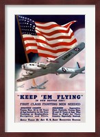 Keep 'Em Flying Is Our Battle Cry Fine Art Print