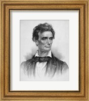 Digitally Restored Vintage Print of a Young Abraham Lincoln Fine Art Print