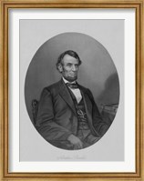 President Abraham Lincoln Sitting in a Chair Fine Art Print