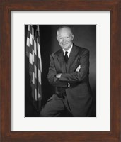 Portrait of President Dwight D Eisenhower Fine Art Print