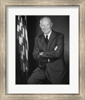 Portrait of President Dwight D Eisenhower Fine Art Print