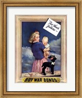 Buy War Bonds - For the Future Fine Art Print