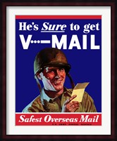 V-Mail, Safest Overseas Mail Fine Art Print