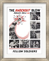 The Knockout Blow Starts Here Fine Art Print
