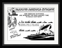 Making America Strong - Shipyards Fine Art Print