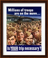 Millions of Troops are on the Move Fine Art Print