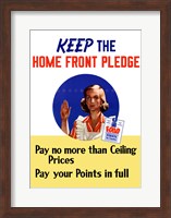 Keep the Home Front Pledge Fine Art Print