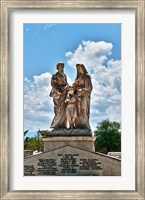 Beautiful Tomas Acea Cemetery in city with statues, Cienfuegos, Cuba Fine Art Print