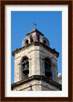 Havana, Cuba Steeple of church in downtowns San Francisco Plaza Fine Art Print
