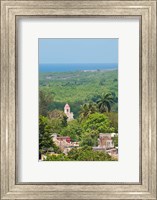 Cuba, Trinidad from Palacio Brunet tower Fine Art Print