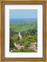 Cuba, Trinidad from Palacio Brunet tower Fine Art Print