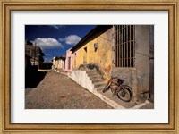 Old Street Scene, Trinidad, Cuba Fine Art Print