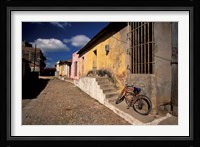 Old Street Scene, Trinidad, Cuba Fine Art Print