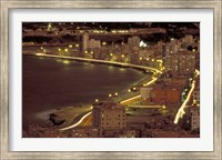 Malecon at Night, Havana, Cuba Fine Art Print