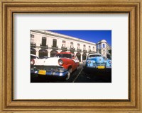 Classic Cars, Old City of Havana, Cuba Fine Art Print