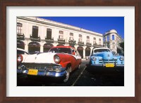 Classic Cars, Old City of Havana, Cuba Fine Art Print