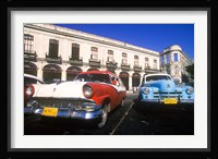 Classic Cars, Old City of Havana, Cuba Fine Art Print
