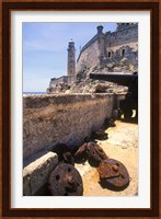 Thick Stone Walls, El Morro Fortress, La Havana, Cuba Fine Art Print