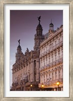 Cuba, Gran Teatro de la Habana, Hotel Inglaterra Fine Art Print