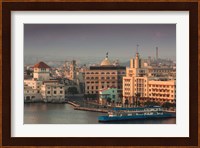 Cuba, Havana, Buildings along Havana Bay Fine Art Print