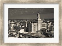 Cuba, Havana, Edificio Bacardi building Fine Art Print