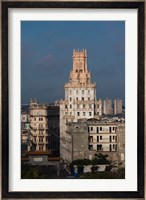 Cuba, Havana, Etecsa telecommunications building Fine Art Print