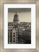 Cuba, Havana, Havana Vieja, Capitolio Nacional Fine Art Print