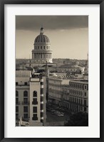 Cuba, Havana, Havana Vieja, Capitolio Nacional Fine Art Print