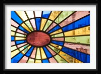 Cuba, Havana, Palacio de la Artesania, glass Fine Art Print