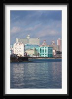 Cuba, Havana, Vedado, Buildings along the Malecon Fine Art Print