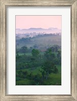 Limestone hill, farmland, Vinales Valley, UNESCO World Heritage site, Cuba Fine Art Print