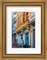 Old house in the historic center, Havana, UNESCO World Heritage site, Cuba Fine Art Print
