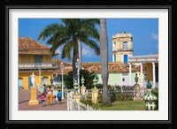 Plaza Mayor, Trinidad, UNESCO World Heritage site, Cuba Fine Art Print