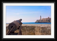 Seawall, El Morro Fort, Fortification, Havana, UNESCO World Heritage site, Cuba Fine Art Print