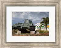 Cuba, Bay of Pigs, T-34 tank Fine Art Print
