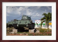 Cuba, Bay of Pigs, T-34 tank Fine Art Print