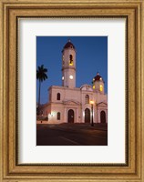 Cuba, Catedral de Purisima Concepcion cathedral at dusk Fine Art Print