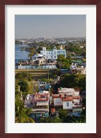 Cuba, Cienfuegos Province, Cienfuegos city view Fine Art Print
