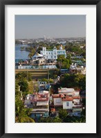 Cuba, Cienfuegos Province, Cienfuegos city view Fine Art Print