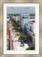 Cuba, Cienfuegos, Avenida 54, pedestrian street Fine Art Print