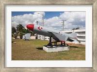 Cuba, Cienfuegos, Naval museum, Soviet-era missile Fine Art Print